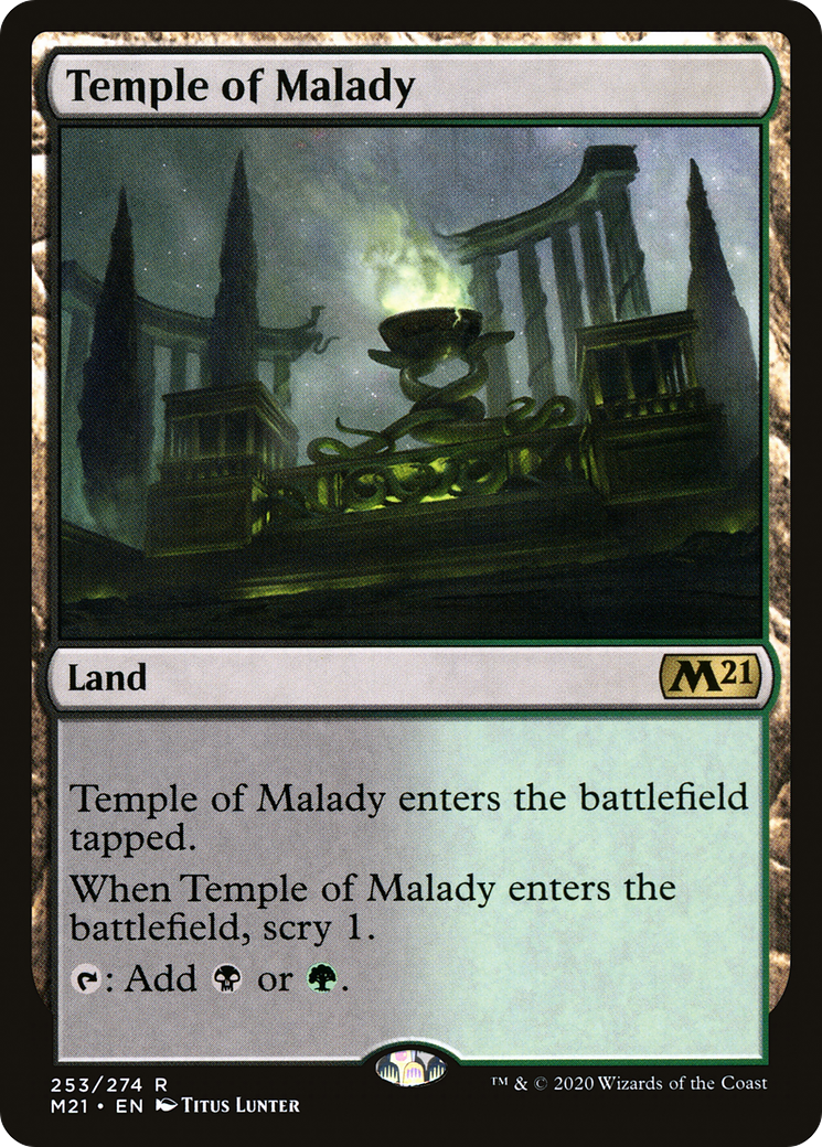Temple of Malady (M21-253) [Core Set 2021]