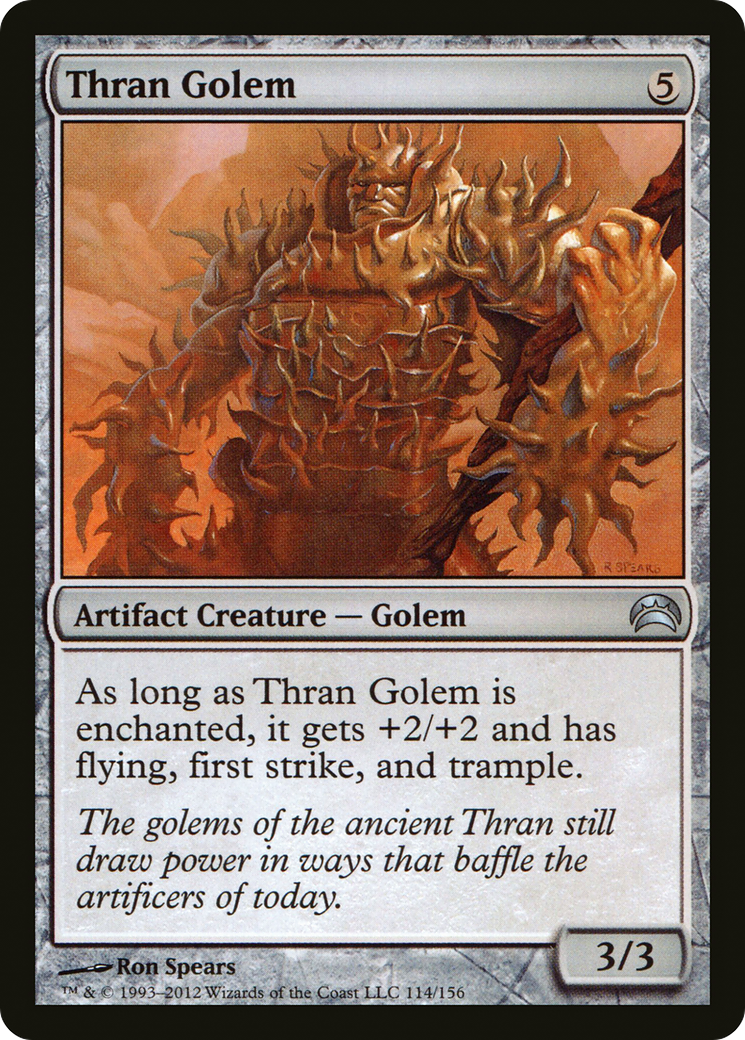 Thran Golem (PC2-114) [Planechase 2012] Foil