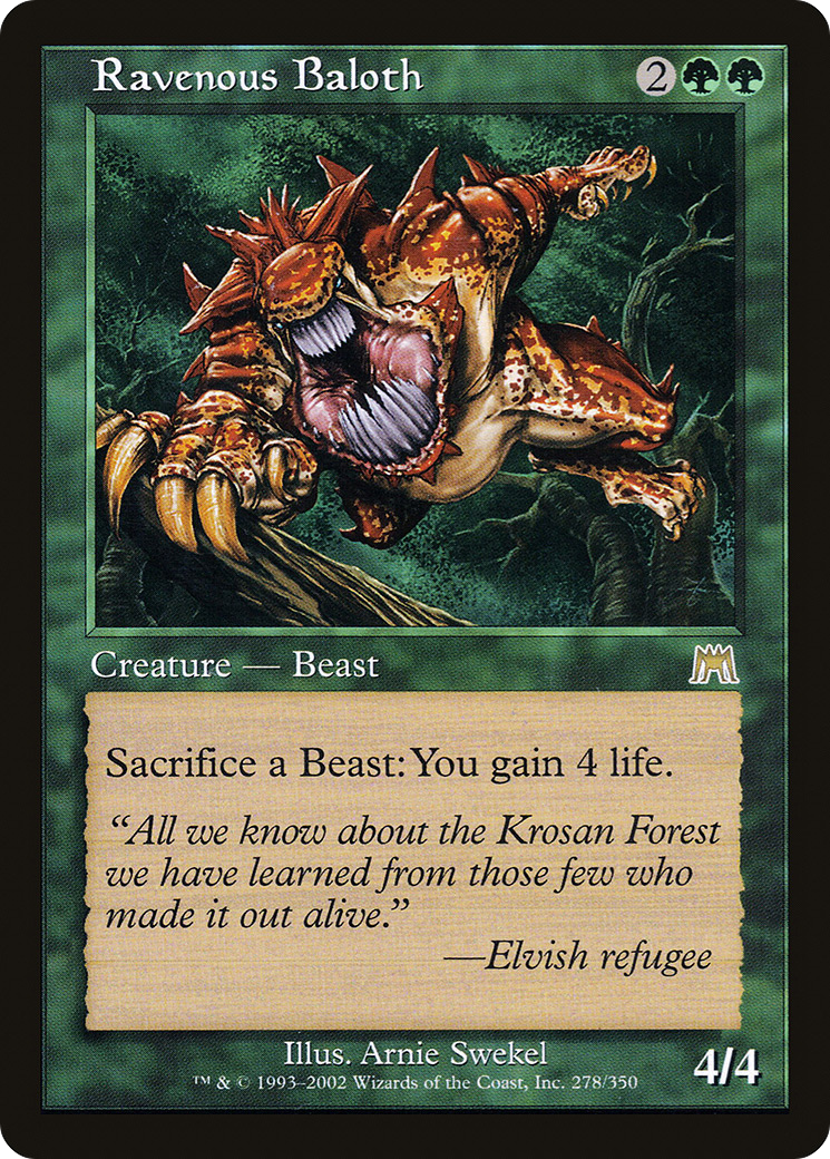 Ravenous Baloth (ONS-278) [Onslaught]