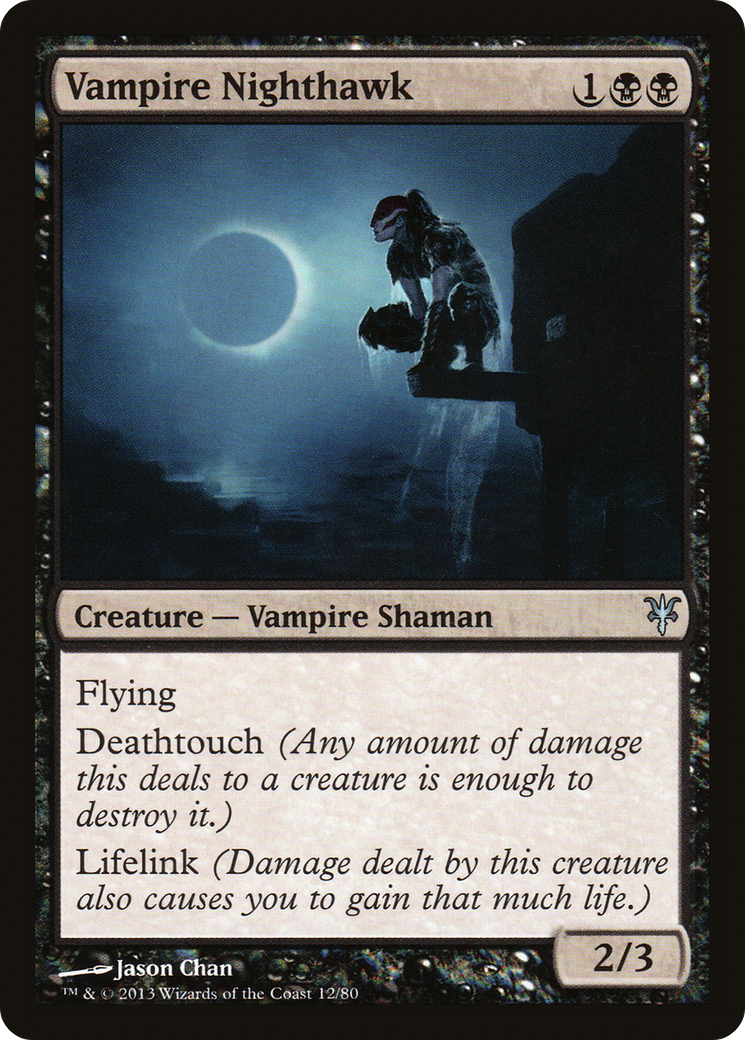 Vampire Nighthawk (DDK-012) [Duel Decks: Sorin vs. Tibalt]