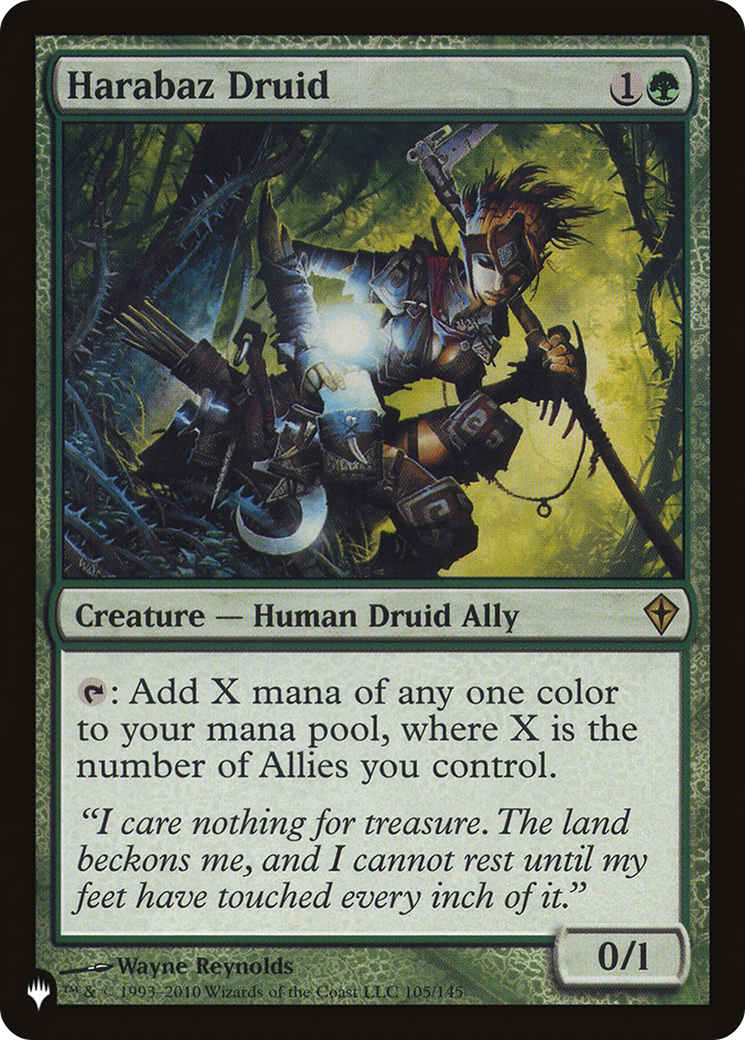 Harabaz Druid (LIST-WWK-105) [The List]