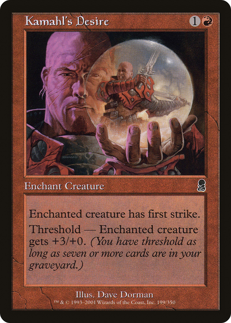 Kamahl's Desire (ODY-199) [Odyssey] Foil