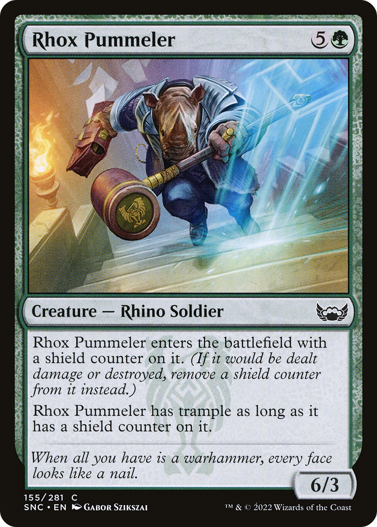 Rhox Pummeler (SNC-155) [Streets of New Capenna] Foil