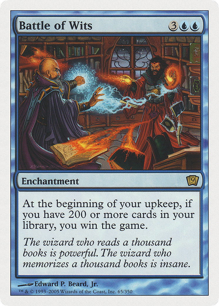 Battle of Wits (9ED-065) [9th Edition]
