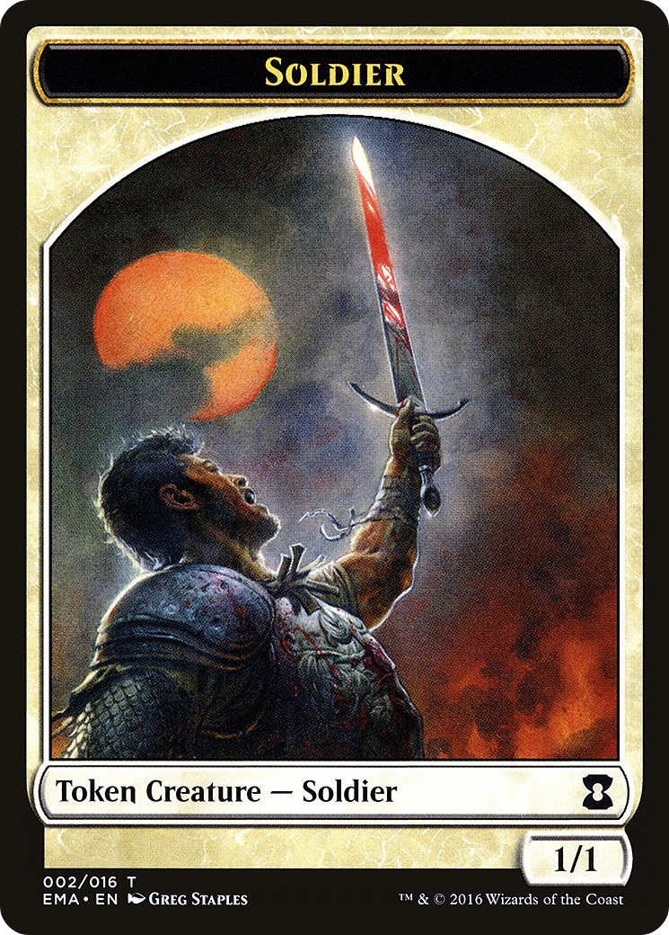 Soldier Token (EMA-002) [Eternal Masters Tokens]
