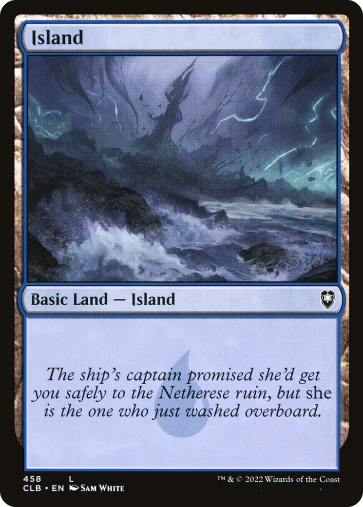 Island (CLB-458) [Commander Legends: Battle for Baldur's Gate]