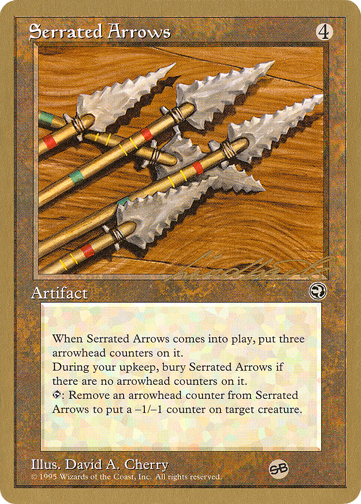 Serrated Arrows - 1996 Leon Lindback (HML) (SB) [Pro Tour Collector Set]