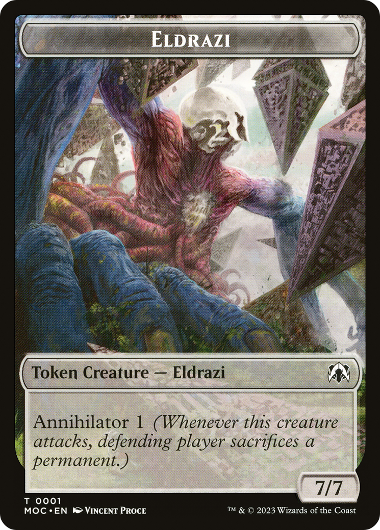 Eldrazi (TMOC-001) [March of the Machine Commander Tokens]