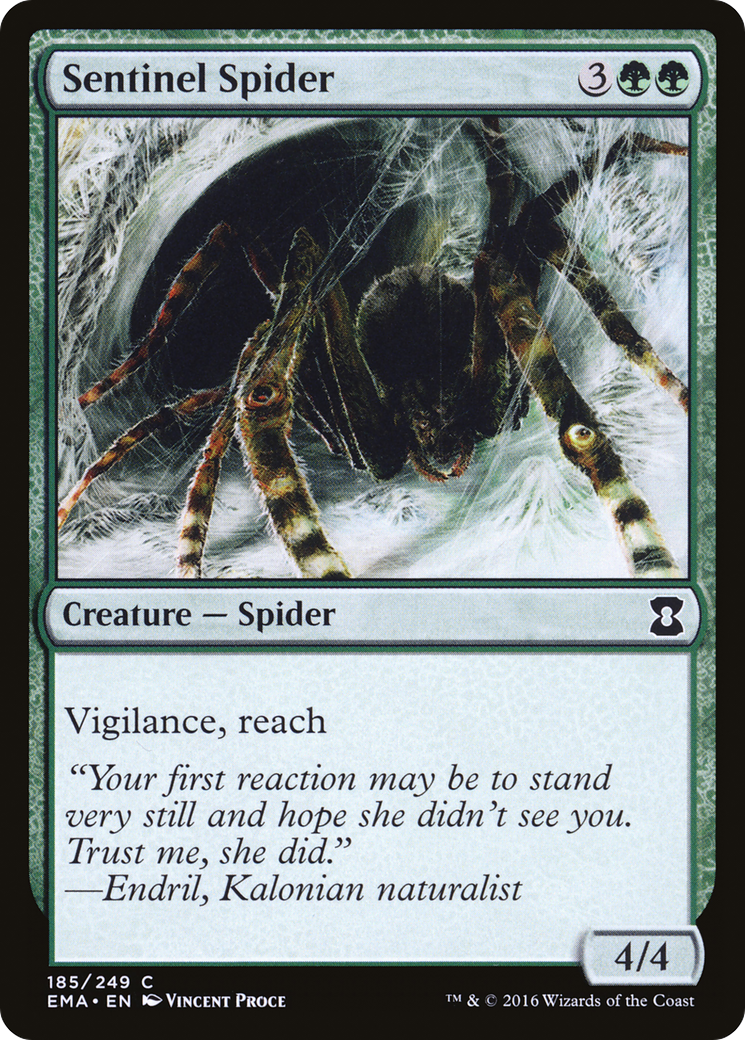 Sentinel Spider (EMA-185) [Eternal Masters] Foil