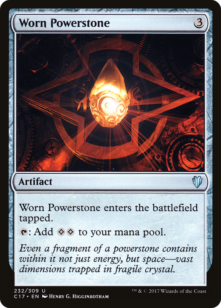 Worn Powerstone (C17-232) [Commander 2017]