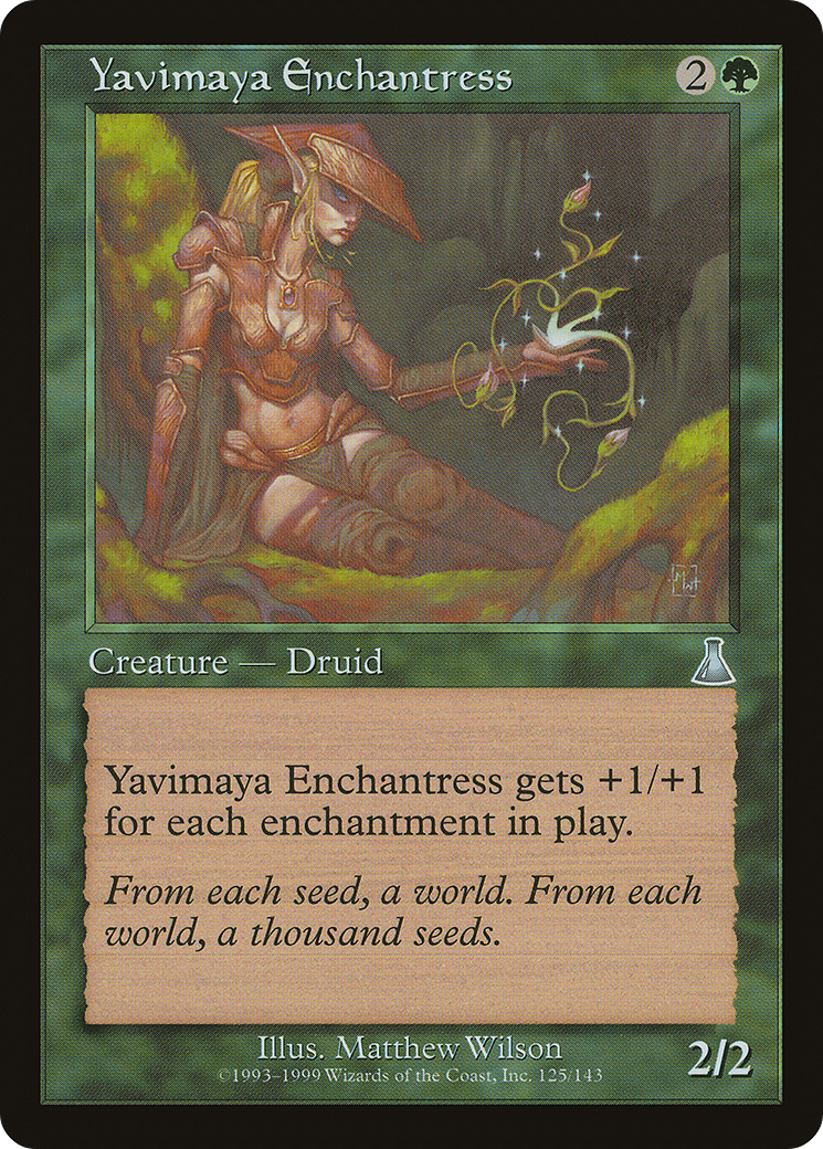 Yavimaya Enchantress (UDS-125) [Urza's Destiny] Foil