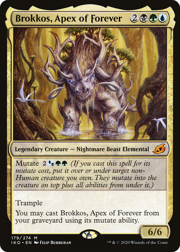 Brokkos, Apex of Forever (IKO-179) [Ikoria: Lair of Behemoths] Foil