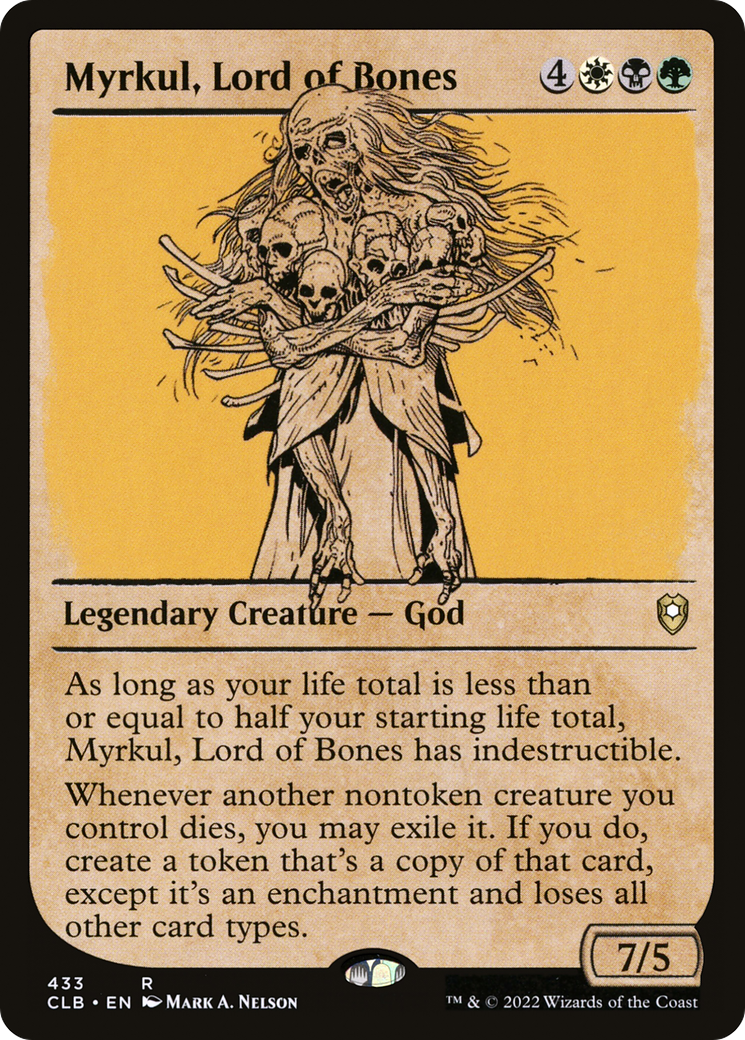 Myrkul, Lord of Bones (Showcase) (CLB-433) [Commander Legends: Battle for Baldur's Gate]