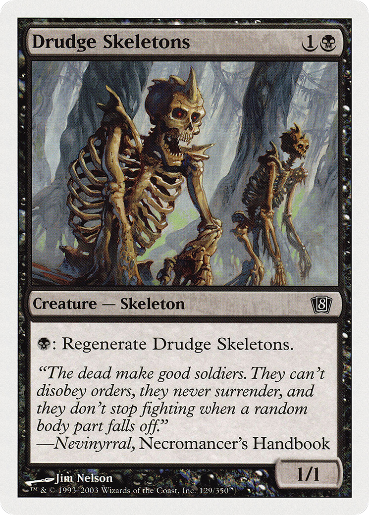 Drudge Skeletons (8ED-129) [8th Edition] Foil