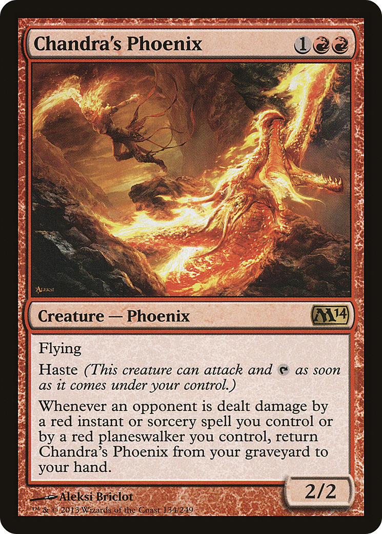 Chandra's Phoenix (M14-134) [Magic 2014] Foil