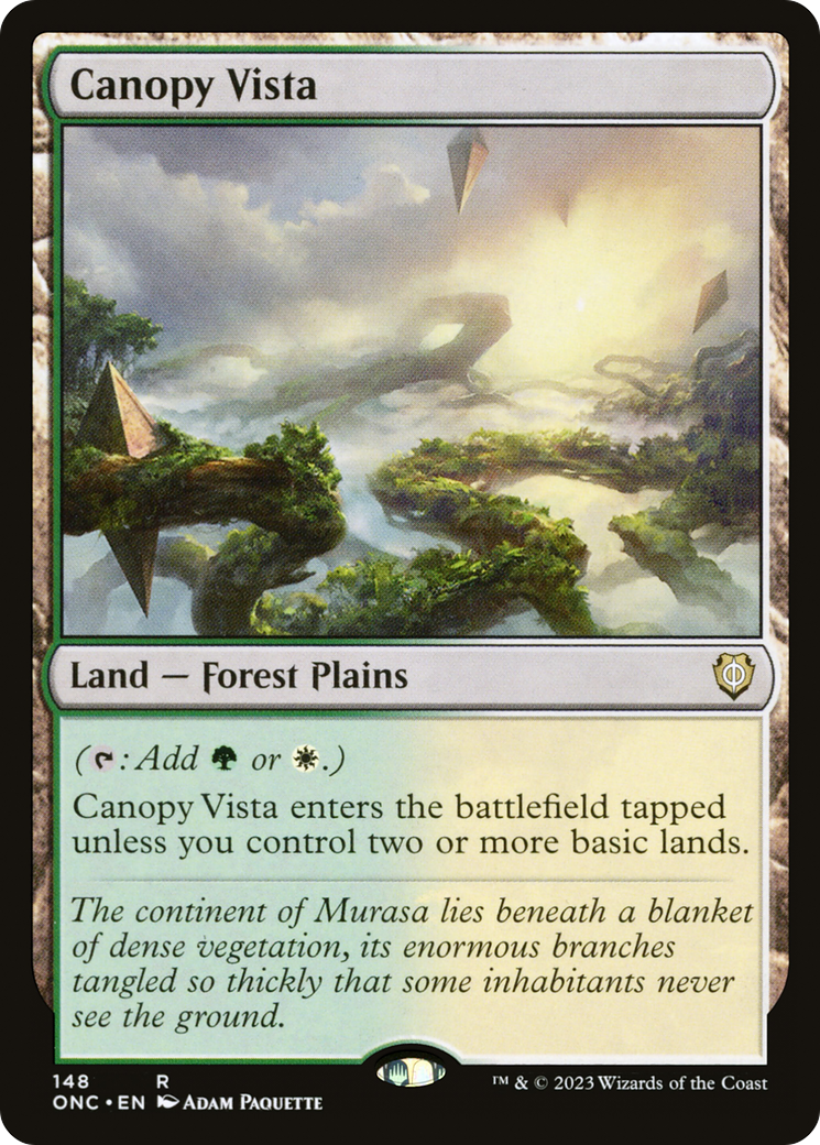 Canopy Vista (ONC-148) [Phyrexia: All Will Be One Commander]