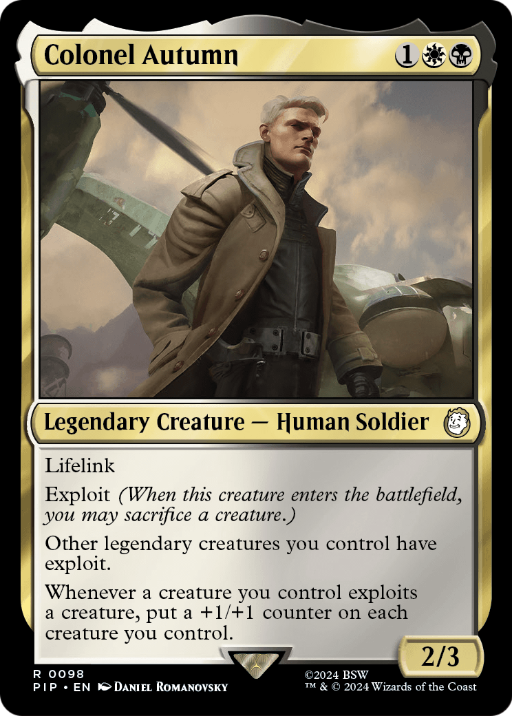 Colonel Autumn (PIP-098) [Fallout]