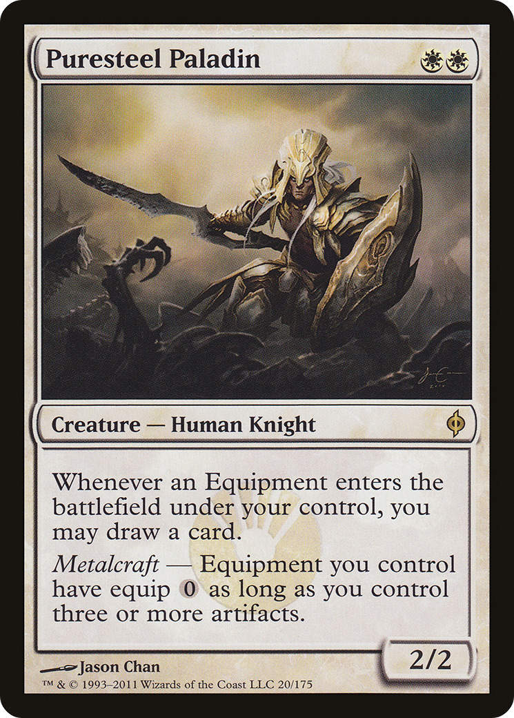 Puresteel Paladin (NPH-020) [New Phyrexia] Foil