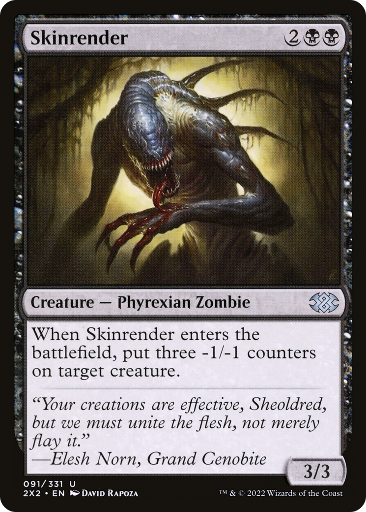 Skinrender (2X2-091) [Double Masters 2022] Foil