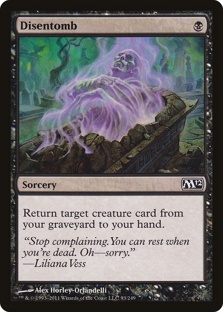 Disentomb (M12-093) [Magic 2012] Foil