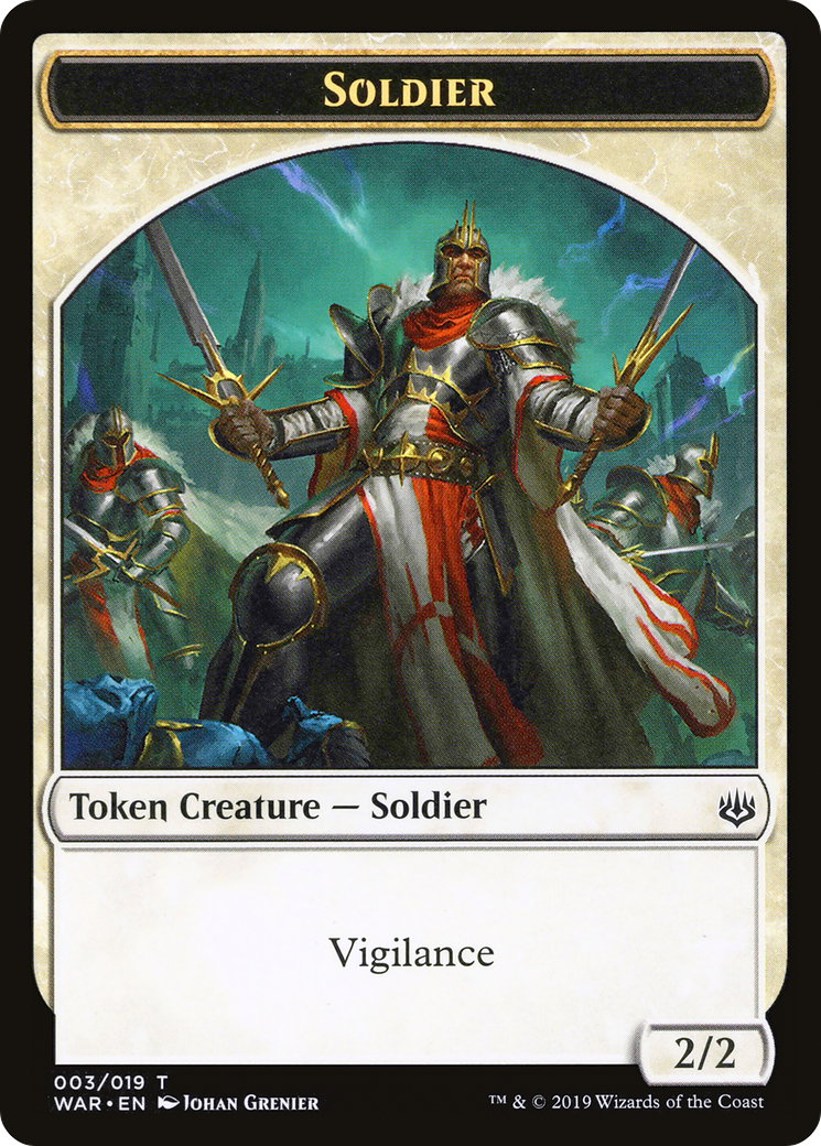 Soldier Token (WAR-003) [War of the Spark Tokens]