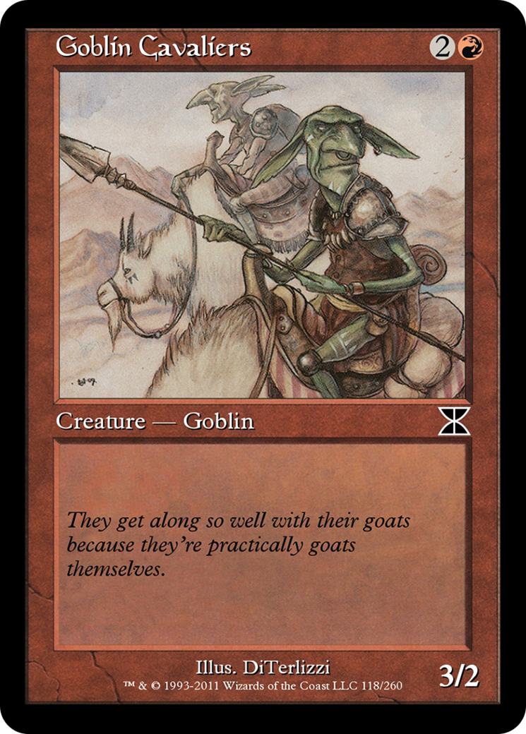 Goblin Cavaliers (ME4-118) [Masters Edition IV] Foil