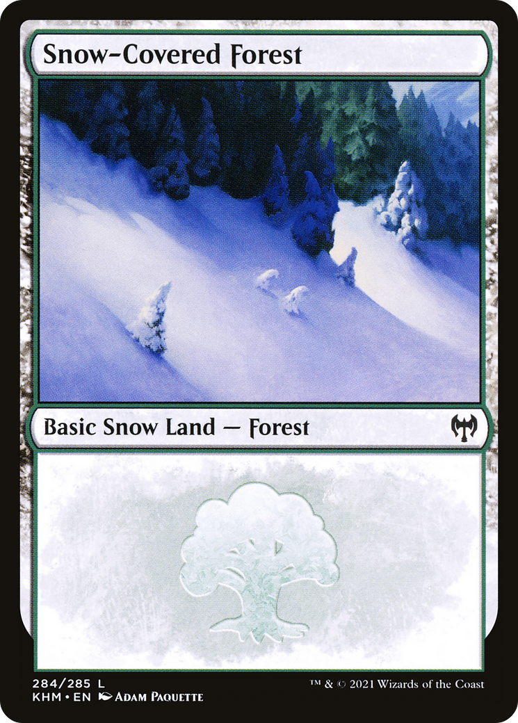 Snow-Covered Forest (KHM-284) [Kaldheim] Foil
