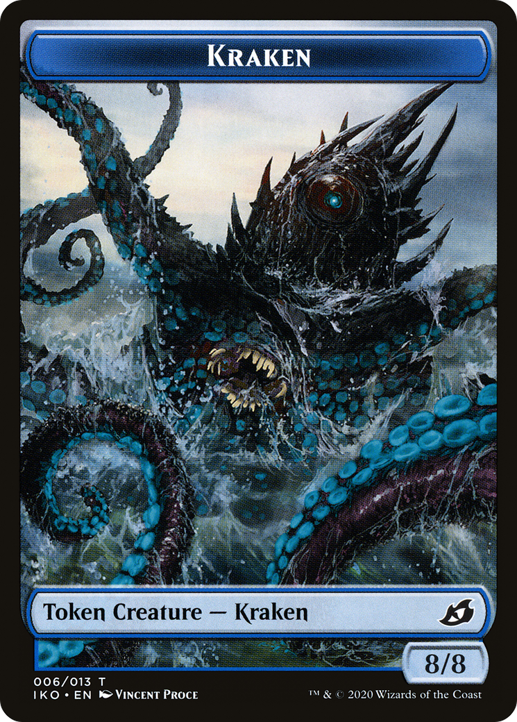 Kraken Token (IKO-006) [Ikoria: Lair of Behemoths Tokens]