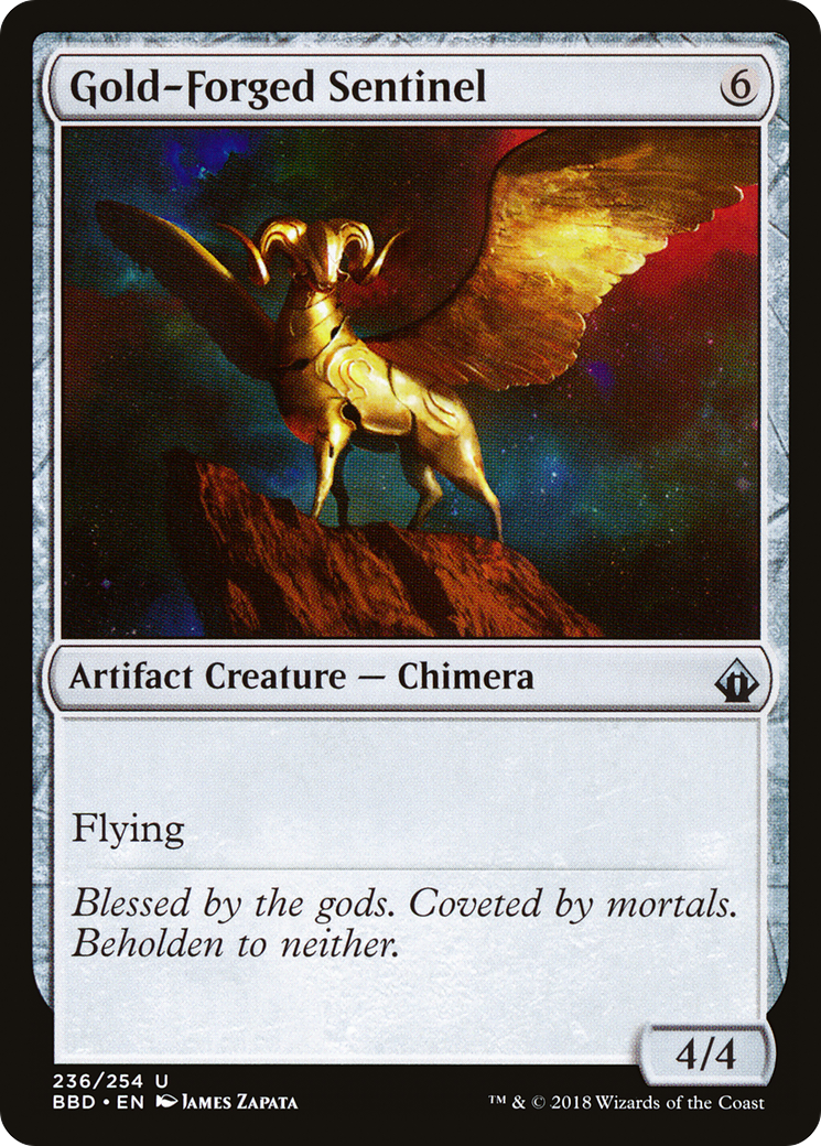 Gold-Forged Sentinel (BBD-236) [Battlebond] Foil