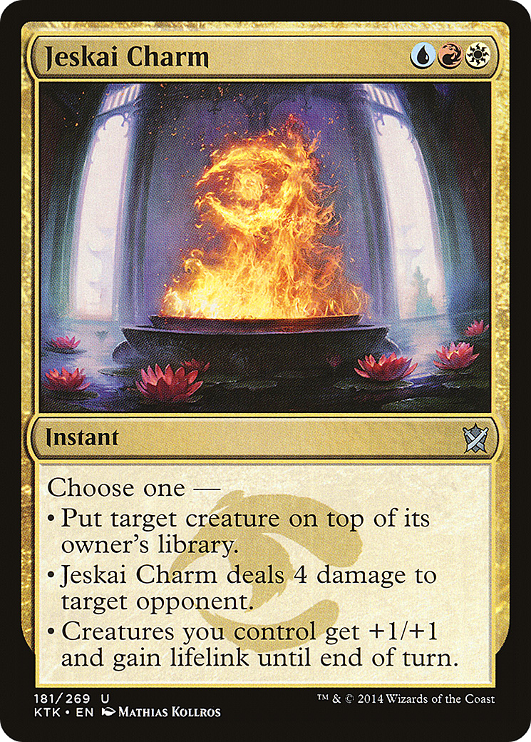 Jeskai Charm (KTK-181) [Khans of Tarkir] Foil