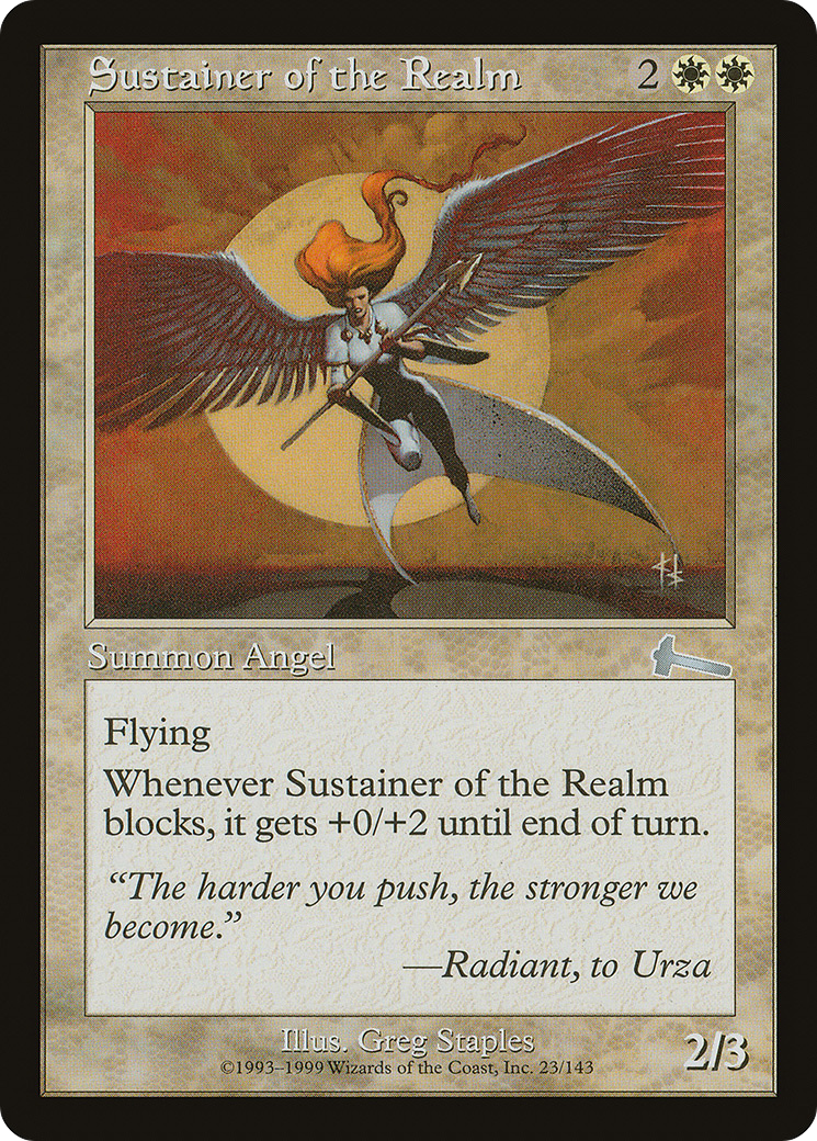 Sustainer of the Realm (ULG-023) [Urza's Legacy] Foil
