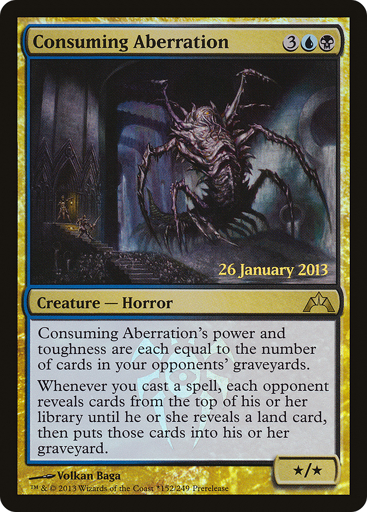 Consuming Aberration (PRE-152★) [Gatecrash Promos] Foil