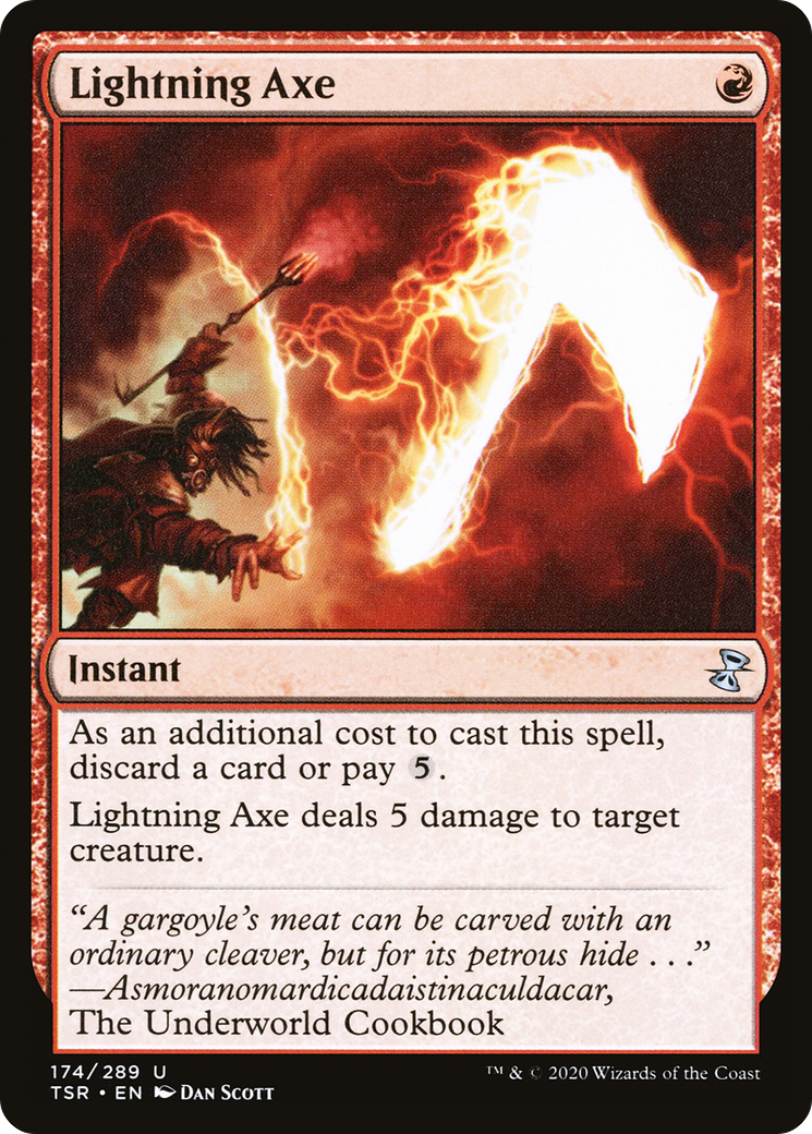 Lightning Axe (TSR-174) [Time Spiral Remastered] Foil