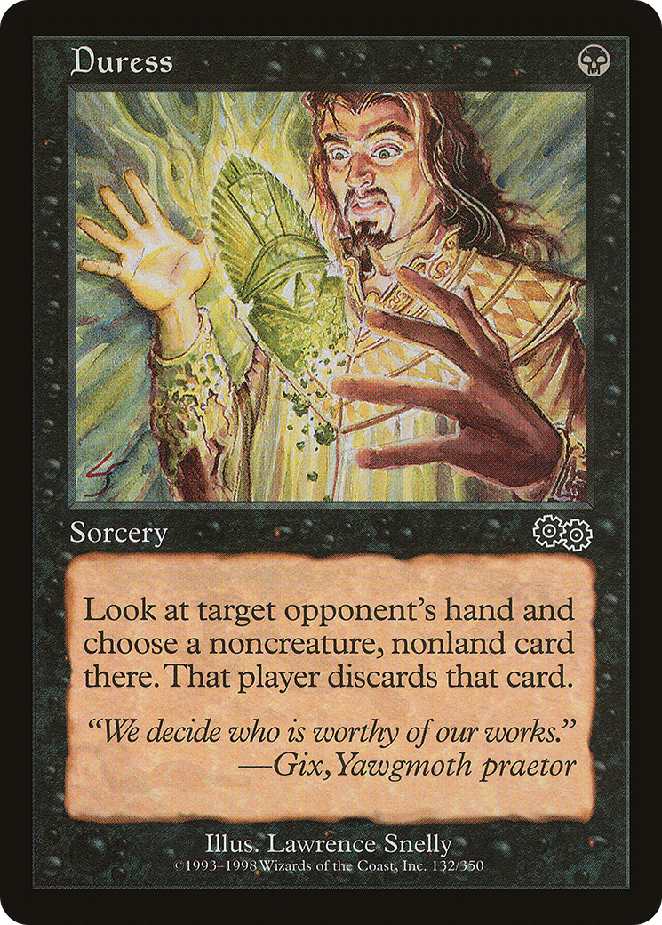 Duress (USG-132) [Urza's Saga]