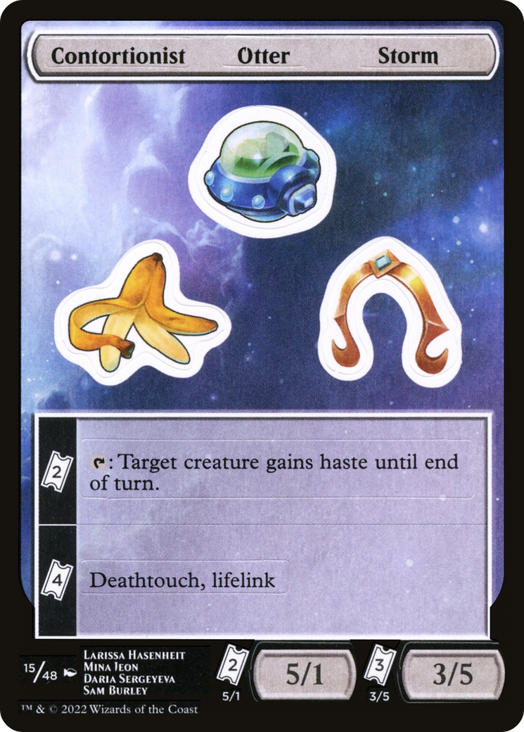 Contortionist Otter Storm (UNF-015) [Unfinity Sticker Sheets]