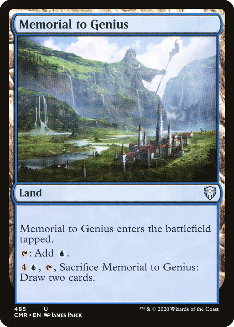 Memorial to Genius (CMR-485) [Commander Legends]