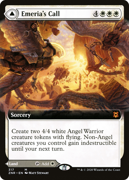 Emeria's Call (Extended Art) (ZNR-317) [Zendikar Rising]
