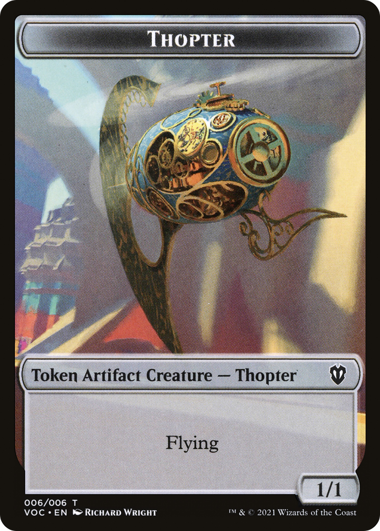 Thopter (TVOC-006) [Crimson Vow Commander Tokens]