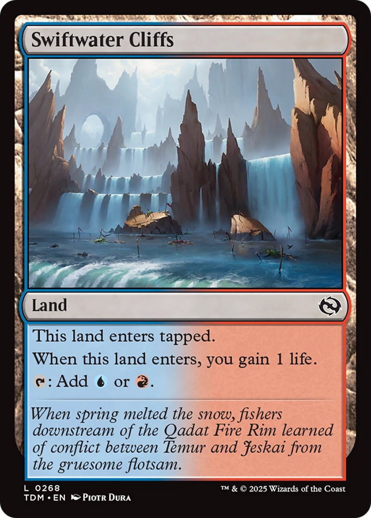 Swiftwater Cliffs (TDM-268) [Tarkir: Dragonstorm]