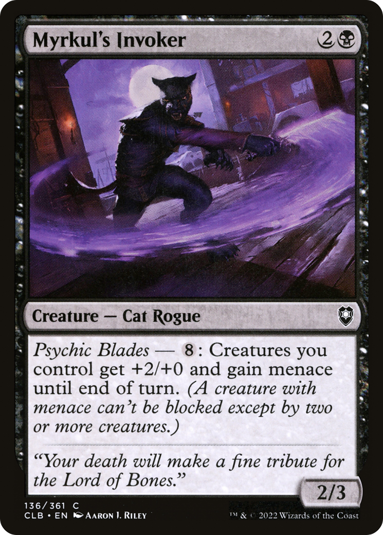 Myrkul's Invoker (CLB-136) [Commander Legends: Battle for Baldur's Gate] Foil