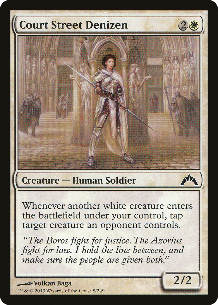 Court Street Denizen (GTC-008) [Gatecrash] Foil