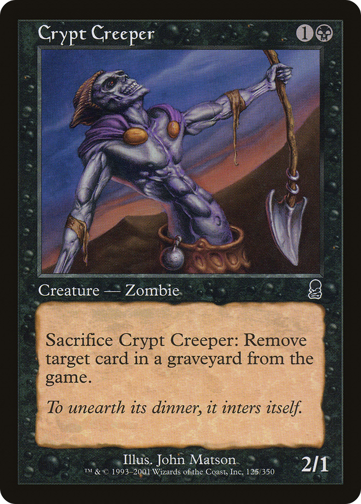 Crypt Creeper (ODY-125) [Odyssey] Foil