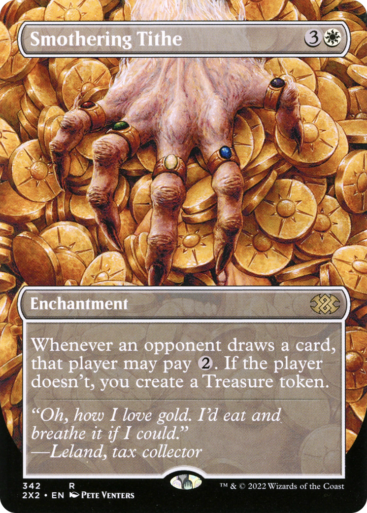 Smothering Tithe (Borderless) (2X2-342) [Double Masters 2022] Foil