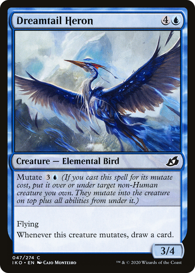 Dreamtail Heron (IKO-047) [Ikoria: Lair of Behemoths]
