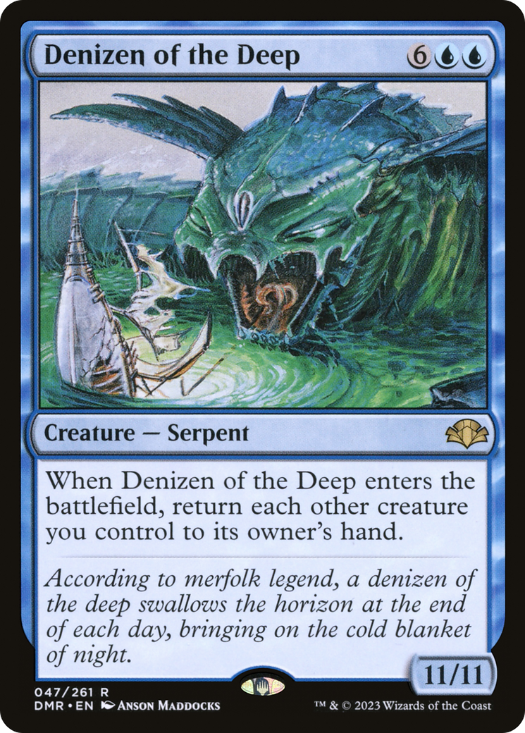 Denizen of the Deep (DMR-047) [Dominaria Remastered] Foil