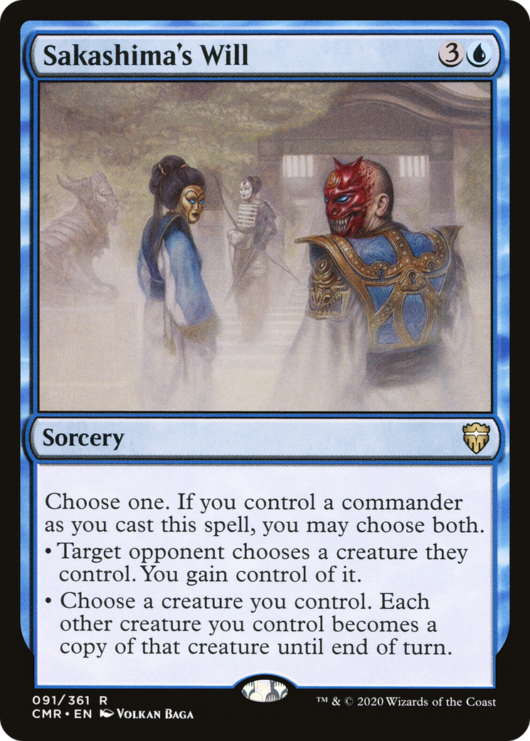 Sakashima's Will (CMR-091) [Commander Legends]