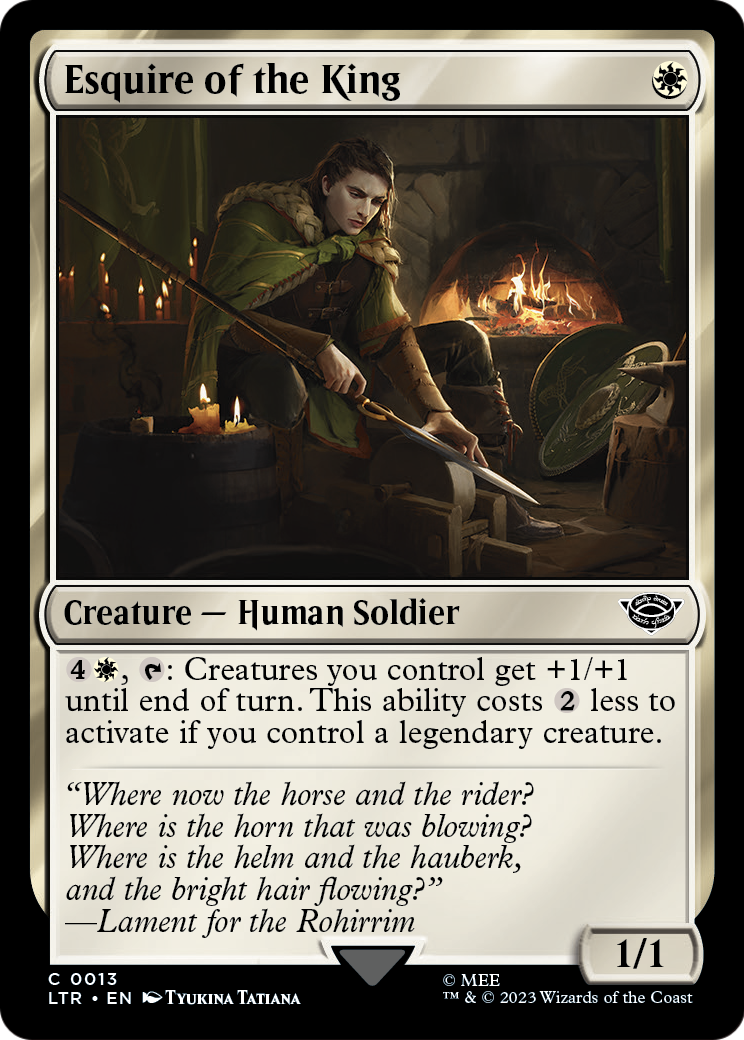 Esquire of the King (LTR-013) [The Lord of the Rings: Tales of Middle-earth]