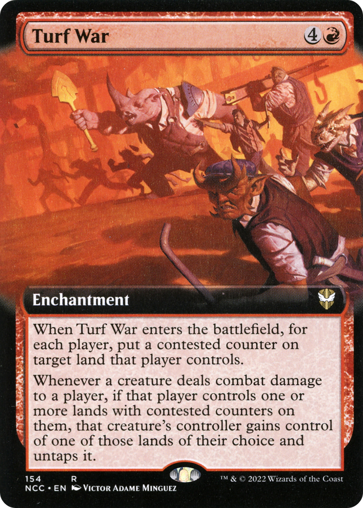 Turf War (Extended Art) (NCC-154) [New Capenna Commander]