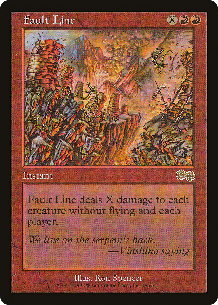 Fault Line (USG-185) [Urza's Saga]