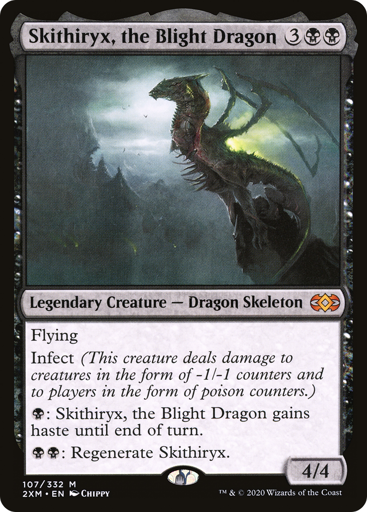 Skithiryx, the Blight Dragon (2XM-107) [Double Masters] Foil